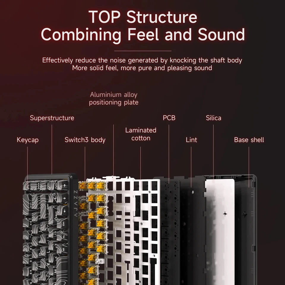New AK680 MAX Mechanical Keyboard Switch 60% 8k/1K RGB Gaming Magnetic Keyboard - Image 3 of 4