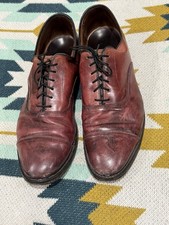 Allen Edmonds Park Avenue burgundy Cap Toe Oxfords Cap toe size 10.5 “USA MADE”