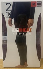 32 Degrees Heat 2 Pack Women’s Maroon Base Layer Pant / Leggings - Medium - New