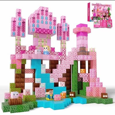 100/150/200 Teile Magnetische Bausteine Set Kinder Höhle Welt Würfel Spielzeug