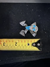 Silver and Turquoise Charm for a Necklace or Brooch, Native American (?)