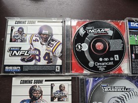 Sega Dreamcast Games Lot Ps1 Game 2k Sports