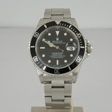 Rolex Submariner Date Steel Mens Watch 16610 1998 Box & Papers Mint Full Set
