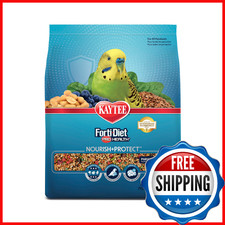 Kaytee Forti-Diet Pro Health Nourish Protect Parakeet Food 2lb Digestive Immune