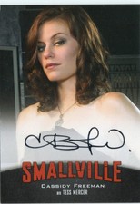 Smallville Seasons 7-10 Auto Autograph Card A1 Cassidy Freeman as Tess Mercer