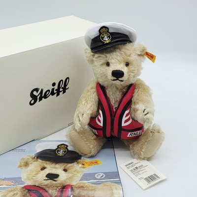 Steiff 000645 Classic RNLI Teddybär mit Rettungsweste Danbury Mint 28 cm