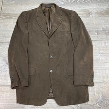 Stafford Mens Brown Corduroy Blazer Sport Coa...