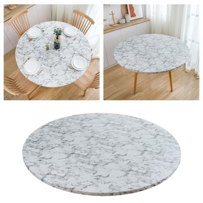 Runde Vinyl Tischdecke Muster mit Flanellrücken