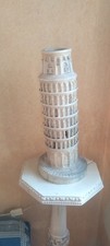 Statua  Lampada Torre Di Pisa  35cm Anni 70
