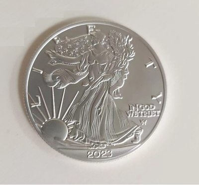 #ad 2023 1 oz American Silver Eagle Coin $73.89