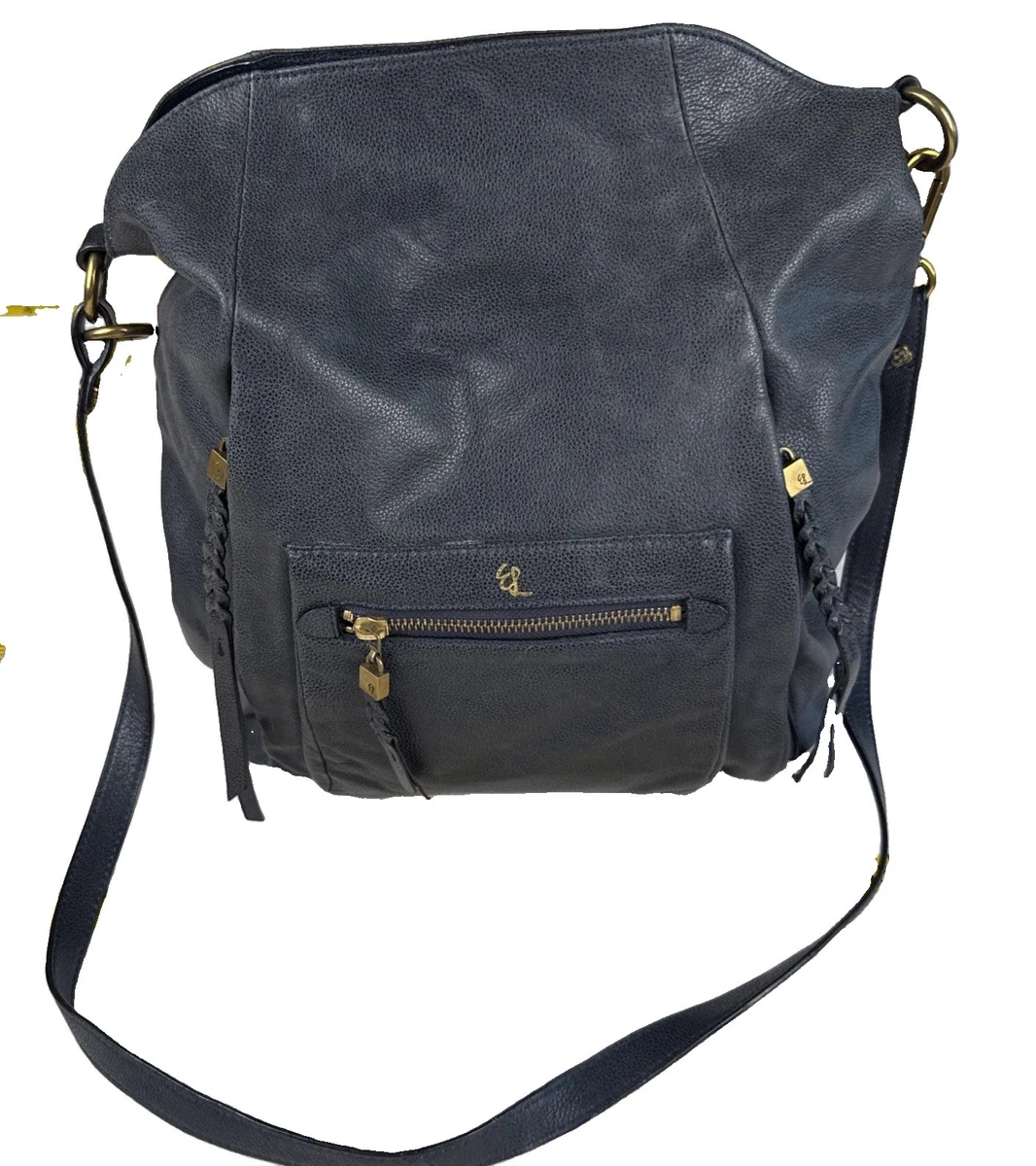 Elliott Lucca Teba Convertible Backpack Black Leather Turn-Lock Bag Elliott Lucca Teba Convertible Backpack Black... | Depop main image 4
