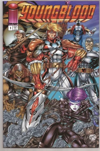 YOUNGBLOOD #1 – 1ST APPEARANCES - ROGER CRUZ WRAPAROUND COVER - ROB LIEFELD