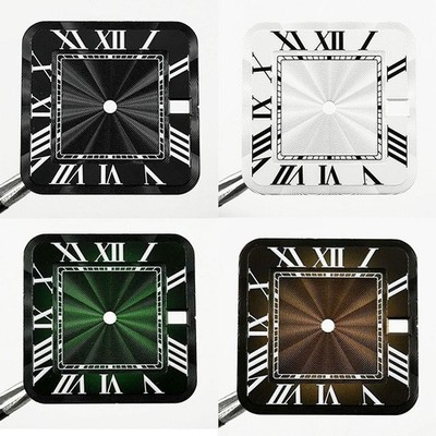 27mm Square Dial Arabic Numerals Modified Watch Dial Fit NH35 NH36 Movement