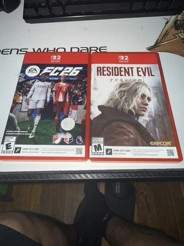 Resident Evil Requiem Nintendo Switch 2 And FC 26 Nintendo Switch 2 Bundle USED