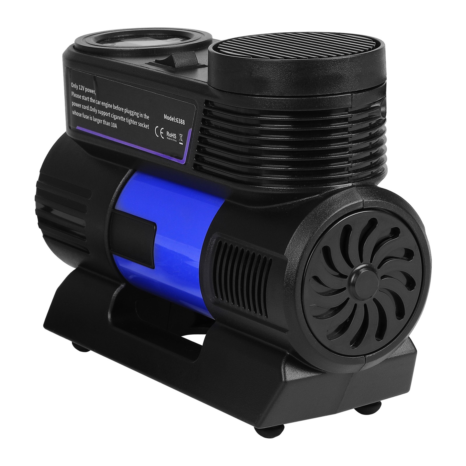 HEAVY DUTY PORTABLE AIR COMPRESSOR CAR TIRE INFLATOR ELECTRIC PUMP AUTO 12V SET