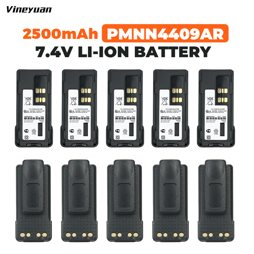 10PC PMNN4409AR 2500mAh Battery for Motorola XPR3300e XPR3500e XPR7350e XPR7550e