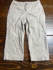 Croft Barrow Capri Pants Women's Size 10 Tan Stretch Mid Rise Classic Fit