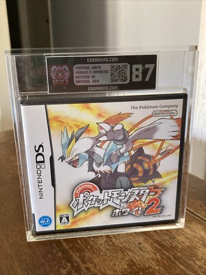 Pokemon: White Version 2 Nintendo DS, 2012 CIB Japanese Graded 87