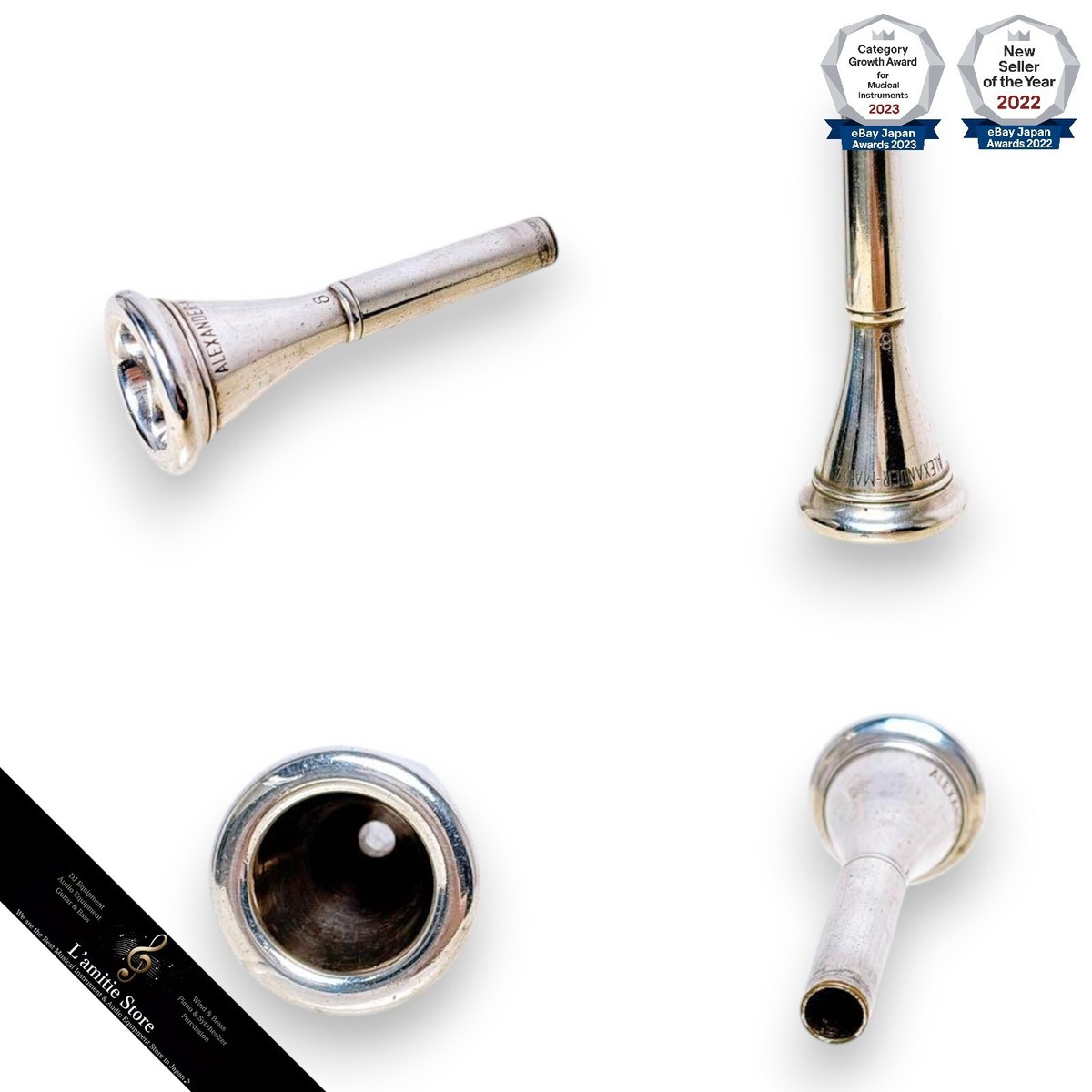 YAMAHA YHR664 French Horn Japan Musical Instrument Yellow Brass