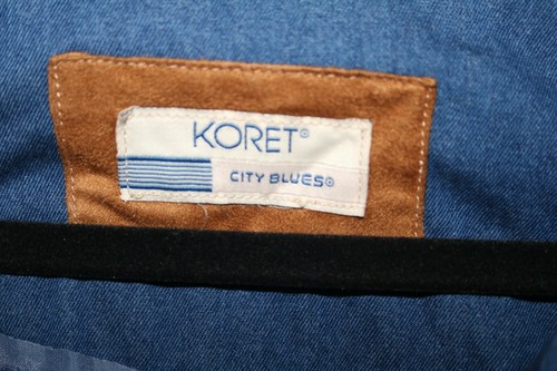 KORET CITY BLUES Coat Denim Patch Work Embroidery Detail Sz 3X Ret $239 - Picture 4 of 4