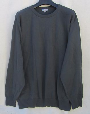 NEW MENS 2XL Gray ANDREW ROHAN Cotton Crew SWEATER Pullover EDWARDS $6 ...