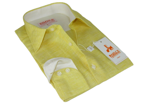 Mens Inserch Linen Shirt Long Sleeves 