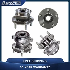 4pc Front Rear Wheel Hub Bearing Kit for 2010 - 2014 Subaru Legacy Outback