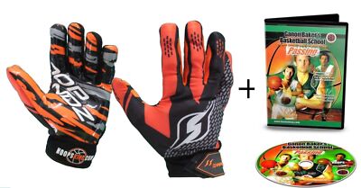 Hoop Handz Weighted Basketball Training Gloves w/ Passing Drills DVD