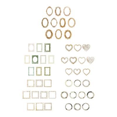 Dekor Rahmen Scrapbooking Papier Fotobordüre Schmuck für Karten basteln Tagebuch