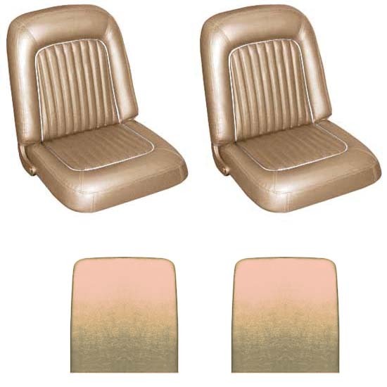 64 Falcon Futura Hardtop & Sedan Front Bucket Seat Upholstery, Palomino eBay