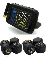 SYKIK-TPMS 8 whee1 Real Time Tire Pressure Monitoring System for,RVs &Trucks(8)