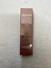 Langmanni Lip Contour Kit Ultra Matte Liquid Lipstick & Liner • 01 •0.1 & 0.03Oz