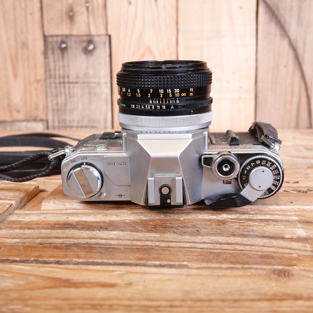 Canon AT-1 35mm SLR Film Camera with 50mm FD lens for sale online