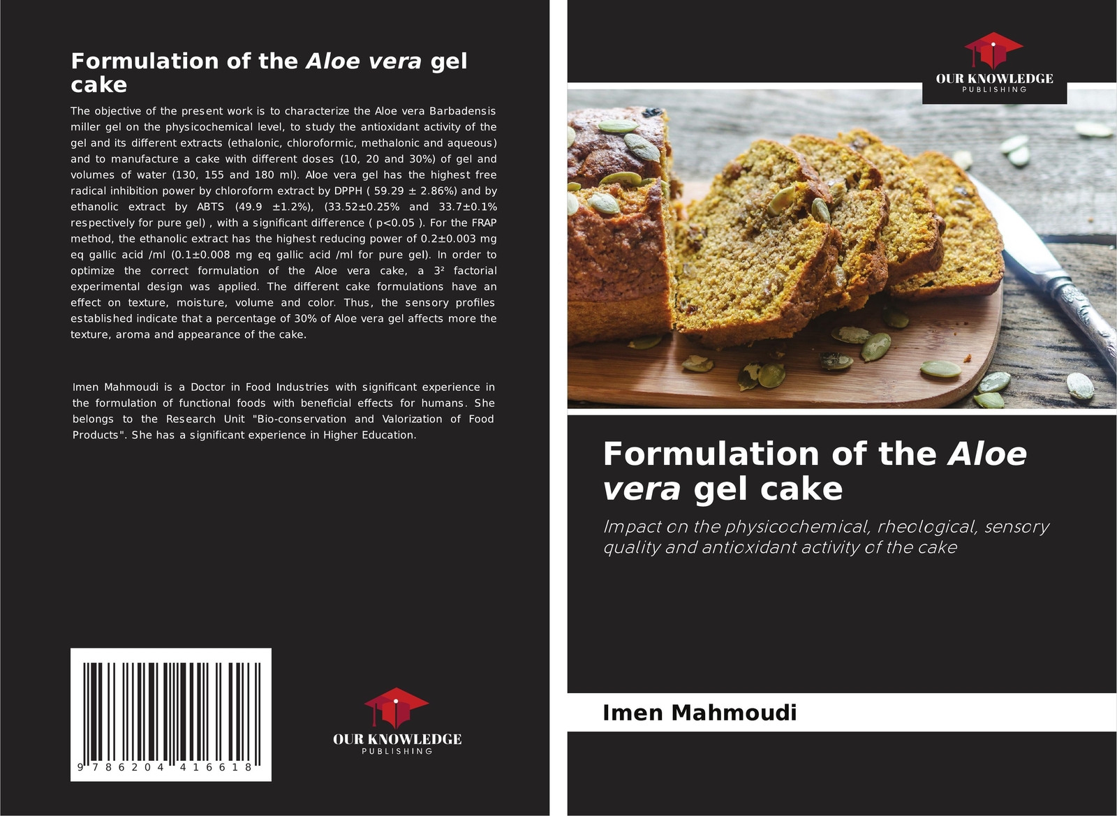 Thumbnail - Formulation Of The Aloe Vera Gel Cake | Imen Mahmoudi | Englisch |