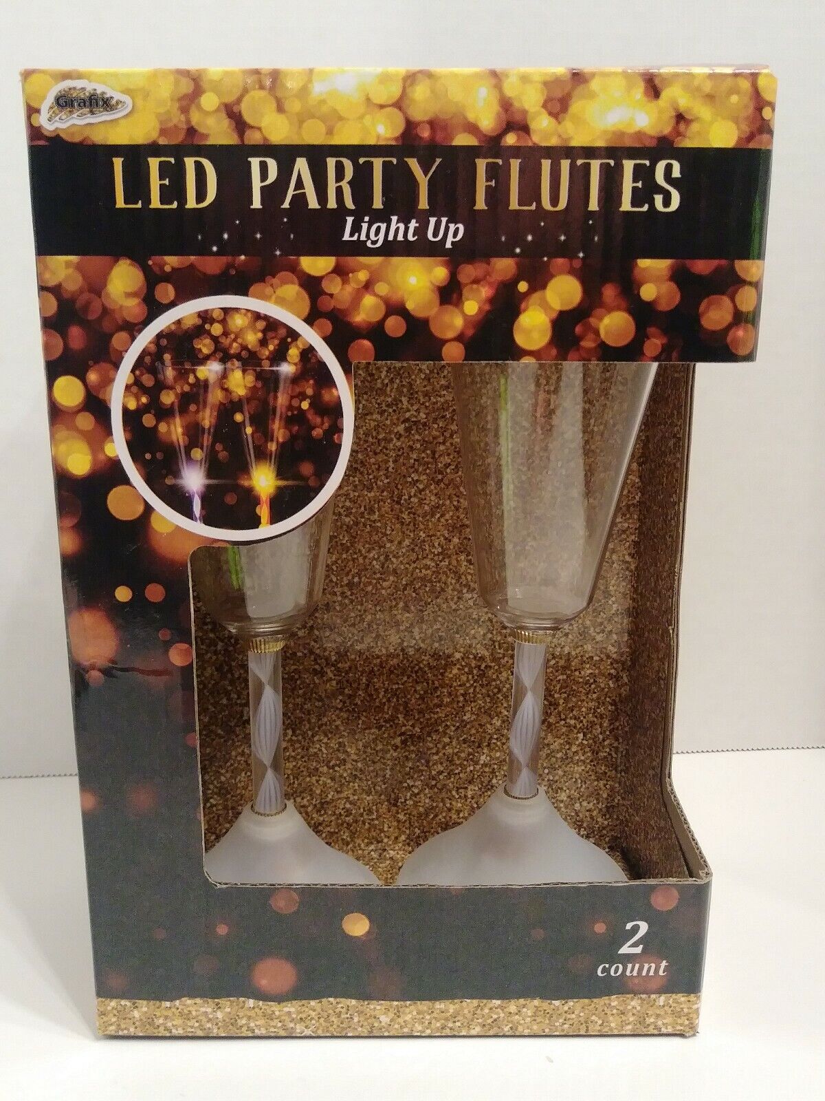 Led Party Flutes~Wine/Champagne Glasses