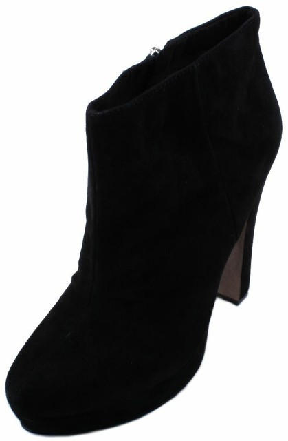 womens black suede booties
