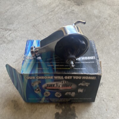 Tuff Stuff 6171A GM Power Steering Pump, Keyed Shaft, Chrome