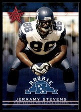2002 Leaf Rookies & Stars Jerramy Stevens #187 Rookie RC Seattle Seahawks