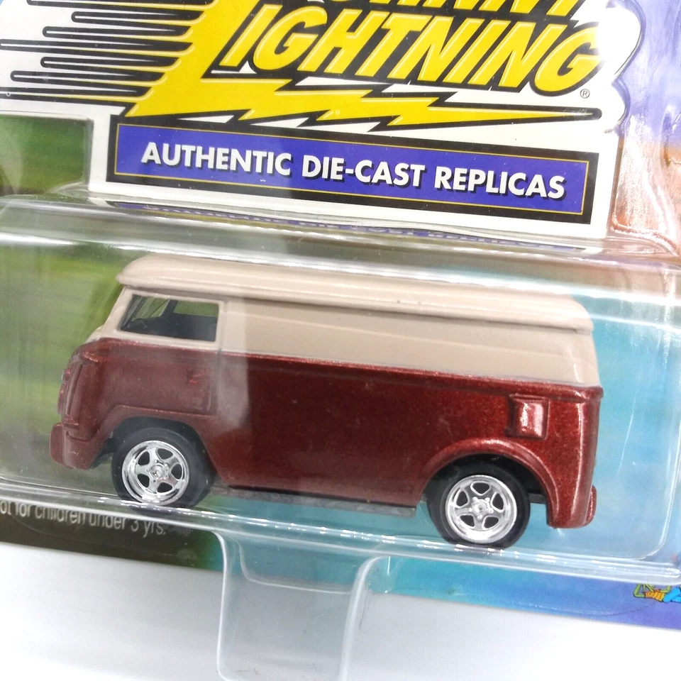 Johnny Lightning Lightning Speed 60's VW Van 1:64 Racers Edge Racing Wheels - Image 3 of 4