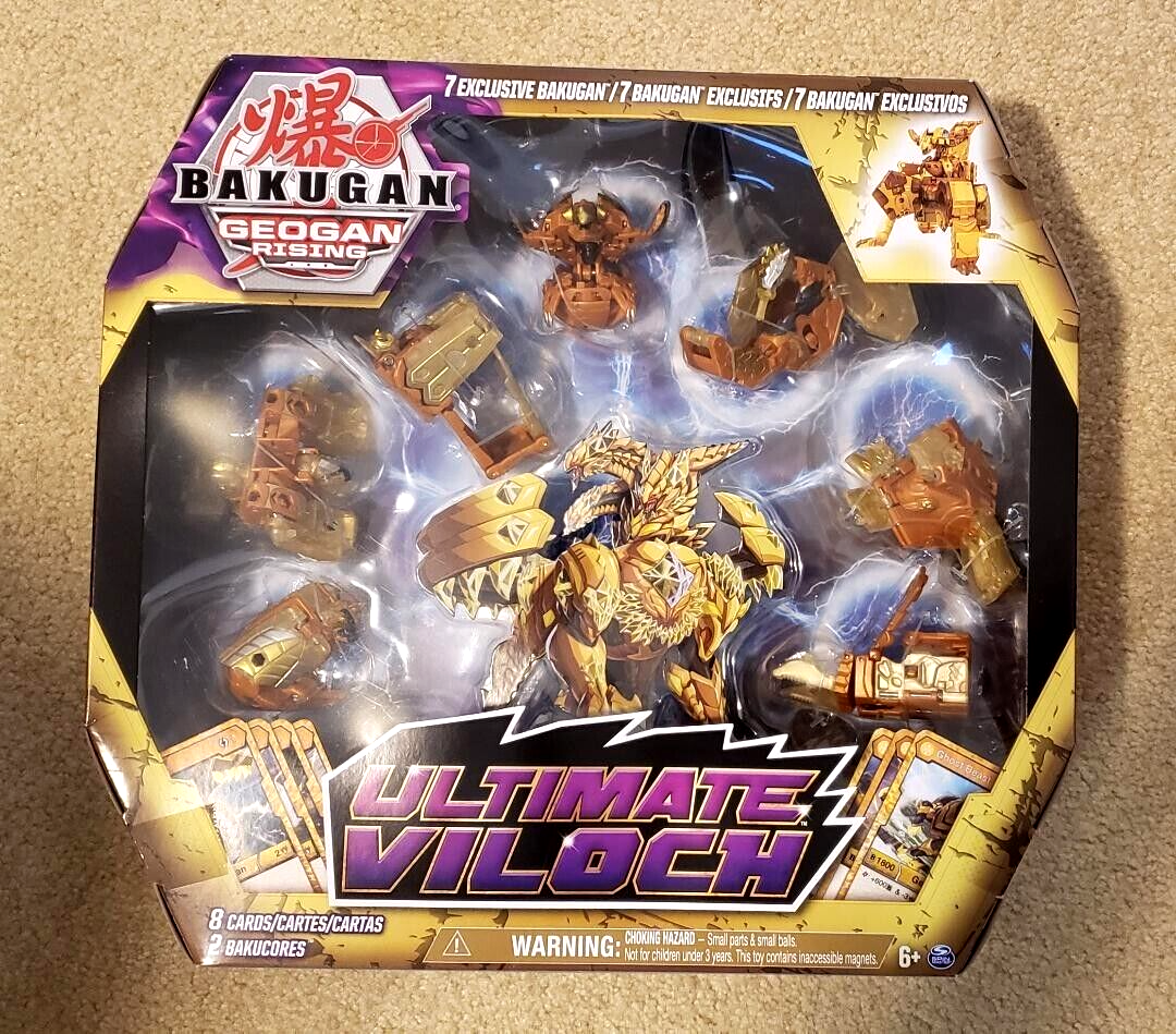 Bakugan Ultimate Viloch, 7-in-1 Includes BakuCores and Trading