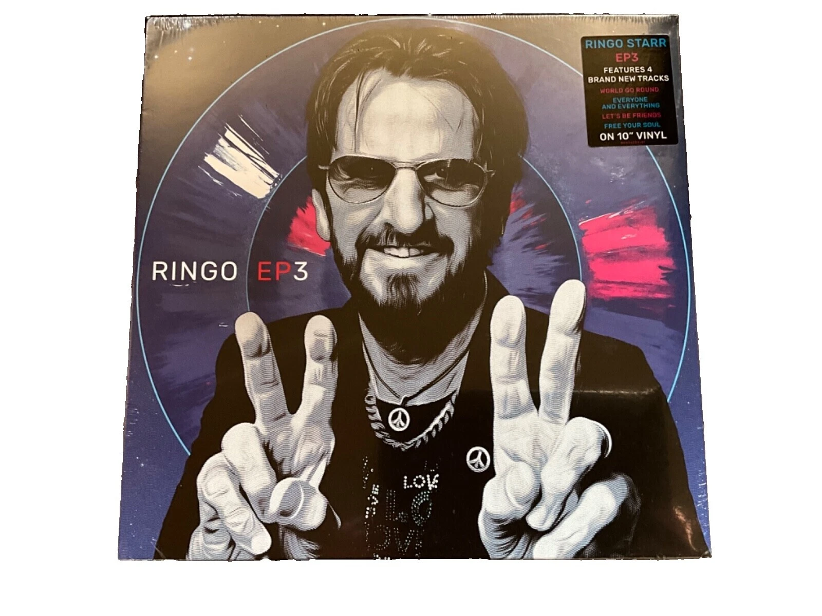 Ringo Starr Mint (M) Grading 33 RPM Speed Vinyl Records