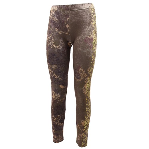 0348Q LEGGINGS F**K ciniglia fantasia pantalone donna trouser woman | eBay