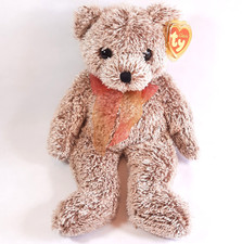 TY Classic Plush JAVA the Bear Frosted Coffee Brown 13" MWMTs Tag Protector