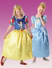Child Disney Licenced reversible Snow White  / Cinderella  fancy dress costume