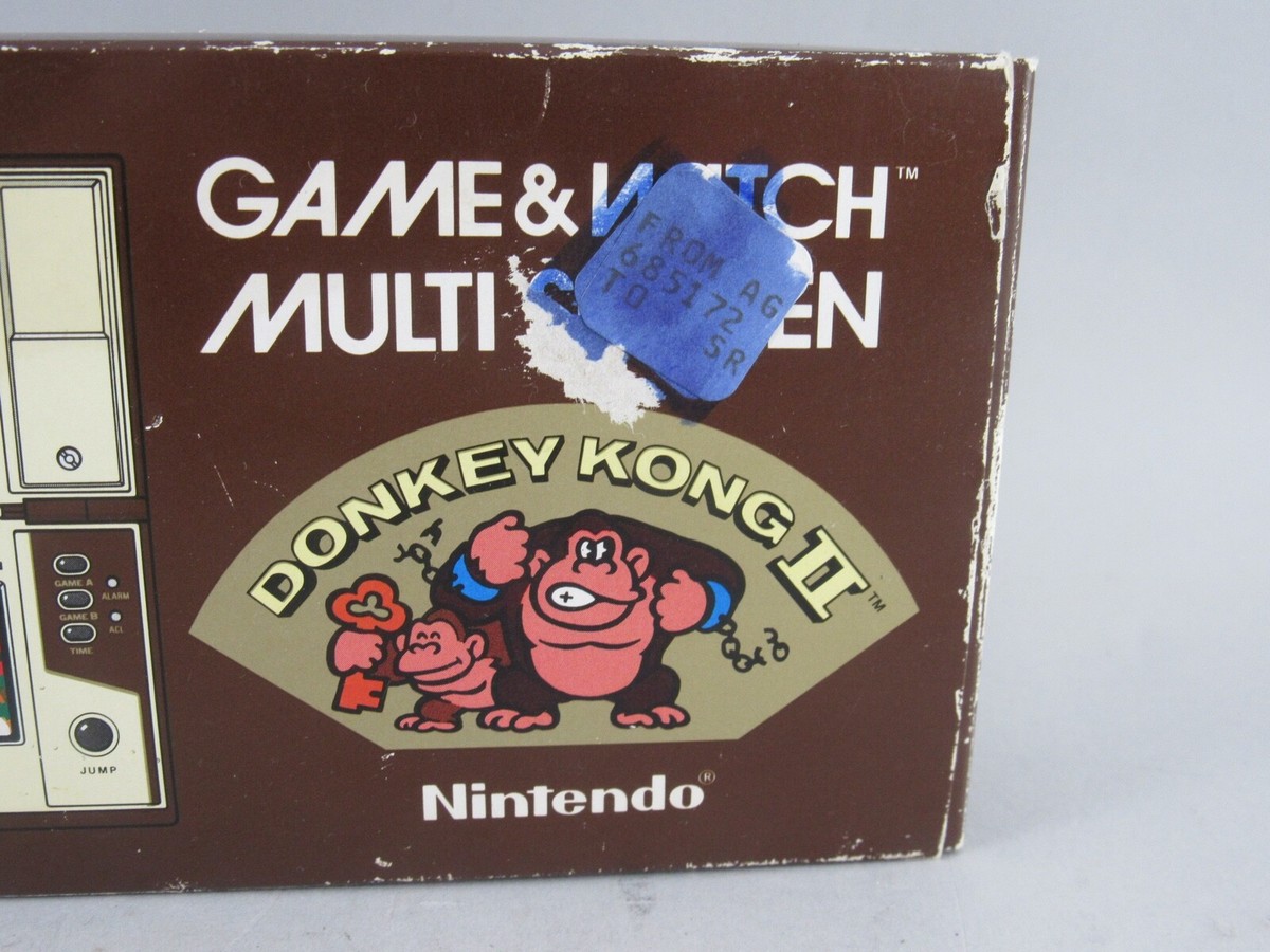 Vintage Nintendo Game & Watch Multi Screen Donkey Kong II JR