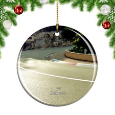 F1 Monaco Christmas ornament city travel souvenir