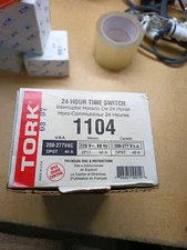 Tork 1104 Mechanical 24 Hour Time Switch 40 Amps 208 To 277 Volt 