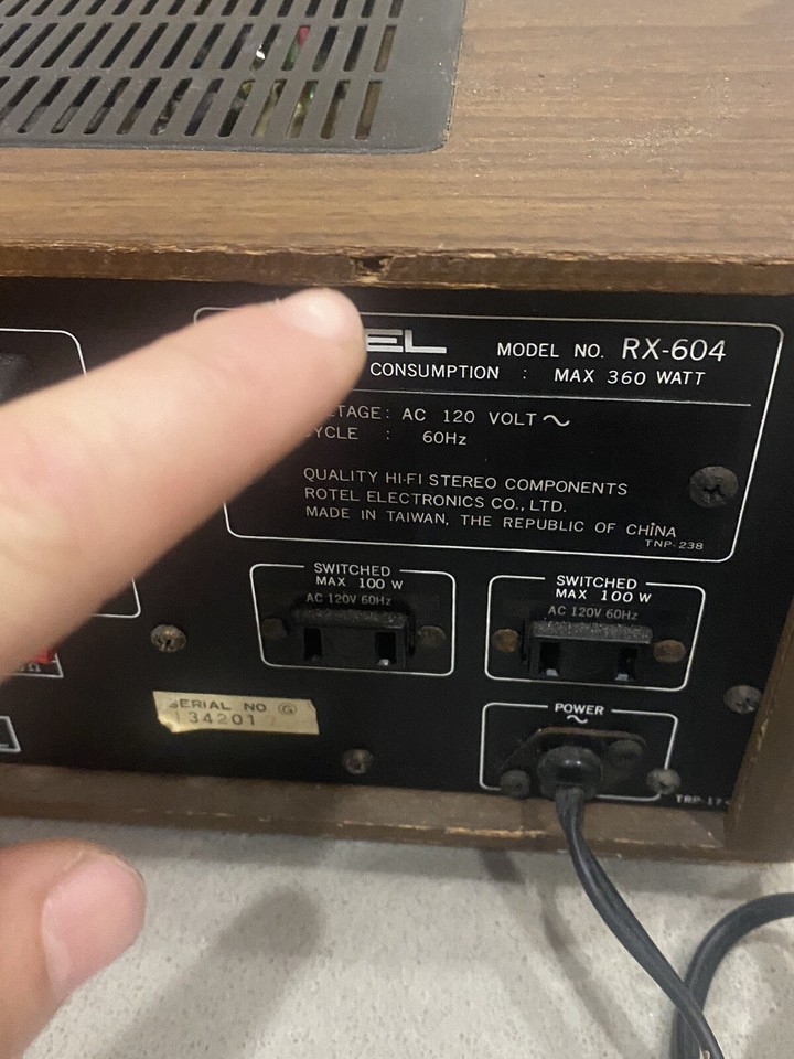 Rotel RX-604 AM/FM Stereo DC Receiver | eBay