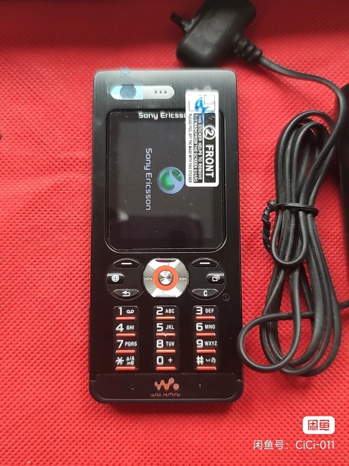 Sony Ericsson W880 W880i Walkman Orange & Black Basic Classic Mobile Phone - Image 2 of 4