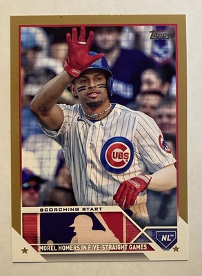 2023 Topps Update - Scorching Start Checklist Gold Christopher 